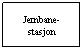 Text Box: Jernbane-stasjon
